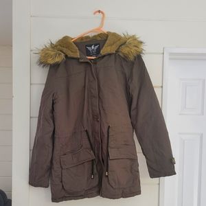 YXP medium winter parka coat.